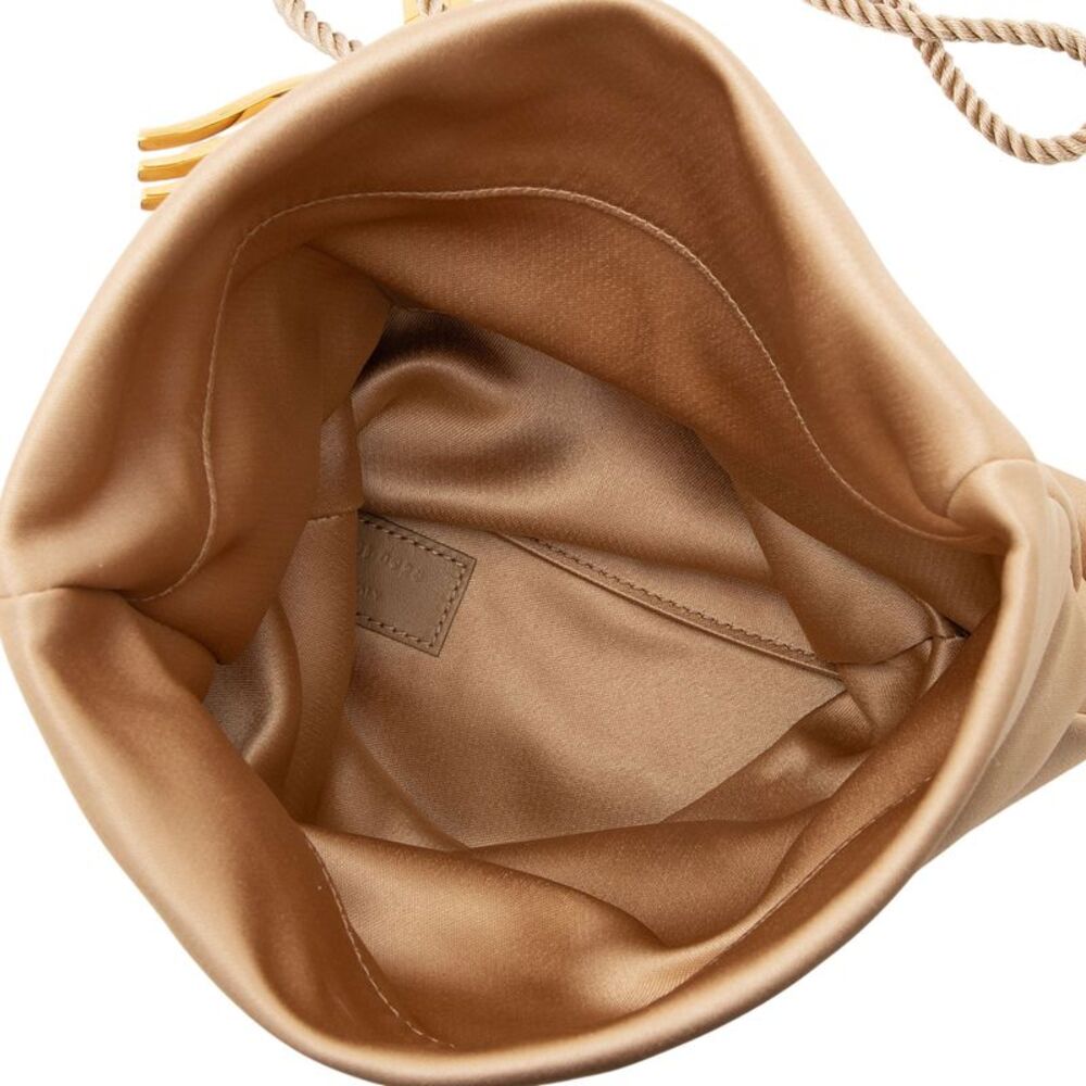 Saint Laurent Satin Logo Evening Pouch - Picture 7 of 12